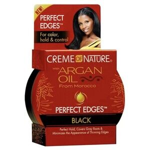 Creme Of Nature Argan Oil Perfect Edges Black 2.25 oz Morocco Exotic Shine 24 Hr